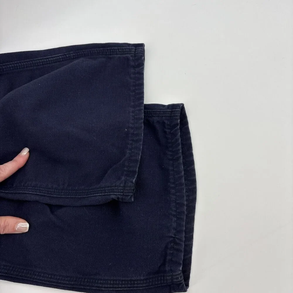 Carhartt Men's 35x32 Pants  Blue Canvas Original Fit  Fire resistant CAT2